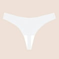 thumbnail image 1 of Luxalzxs Women's High Waisted G Strings Thongs Stretchy Sport Panties High Cut Breathable Seamless Underwear Lingerie Briefs, 1 of 3