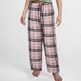 thumbnail image 1 of Luxalzxs Women's Plaid Fuzzy Pajama Pants Elastic Waist Fleece Plush Pajama Bottoms Loungewear Flannel Pj Pants with Pockets, 1 of 5