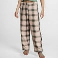 thumbnail image 1 of Luxalzxs Women's Plaid Fuzzy Pajama Pants Elastic Waist Fleece Plush Pajama Bottoms Loungewear Flannel Pj Pants with Pockets, 1 of 5