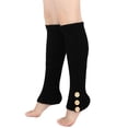 thumbnail image 1 of Luxalzxs Women's Warm Wool Leg Warmers Knitted Button Knee Boot Covers Stacked Socks Foot Warmers Leg Covers, 1 of 5