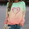thumbnail image 1 of Luxalzxs Womens Breast Cancer Awareness Sweatshirt I Wear My Scars Like a Warrior for They're a Reminder I'm Alive Shirt Pink Ribbon Heart October Cancer Fighter Sweatshirt Tops, 1 of 3