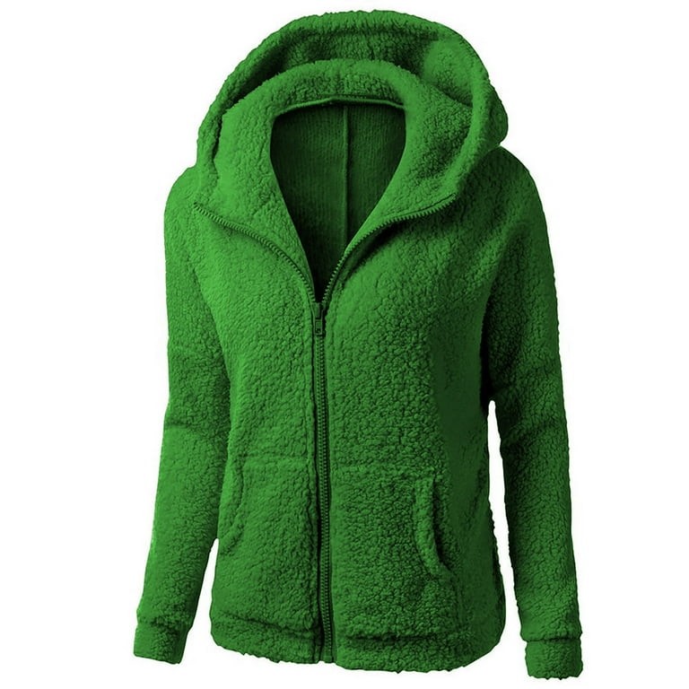 Sherpa Jacket Fuzzy Green Jacket Cotton:On The Mother Puffer