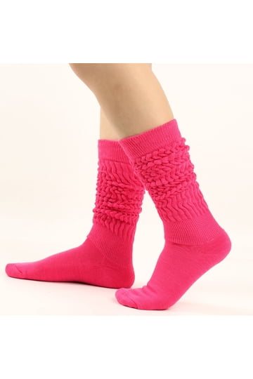 Women's Pink Crew Socks - Macy's