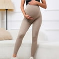 thumbnail image 1 of Luxalzxs Workout Leggings for Maternity Women Postpartum Over The Belly Yoga Pants Buttery Soft Pregnancy Running Active Lounge Pants, 1 of 9