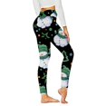 thumbnail image 1 of Luxalzxs Workout Leggings for Women Plus Size Christmas Print Tummy Control Tights Stretchy Seamless Yoga Pants Biker Leggings, 1 of 3