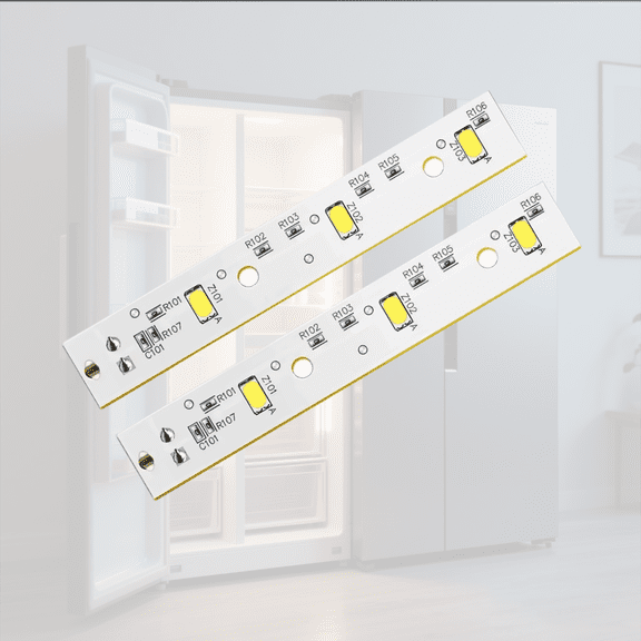 LuxaraPhoton Refrigerator Light Board WR55X26671 LED Replacement Fridge Bulb Board Plastic Light Board for GE Refrigerator