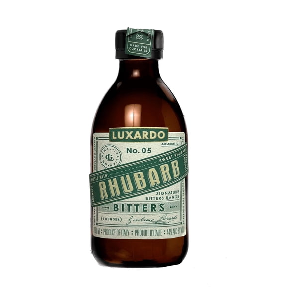Luxardo Aromatic Infused Cocktail Bitters, 200 ml, Rhubarb