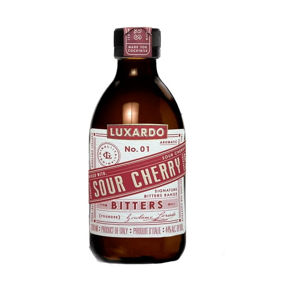 Luxardo Aromatic Infused Cocktail Bitters, 200 ml, Sour Cherry