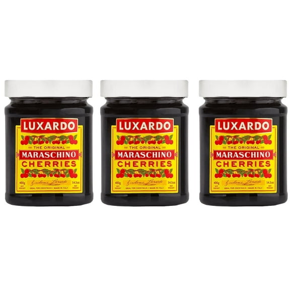 Luxardo Gourmet Maraschino Cherries, 14.1oz (Pack of 3)