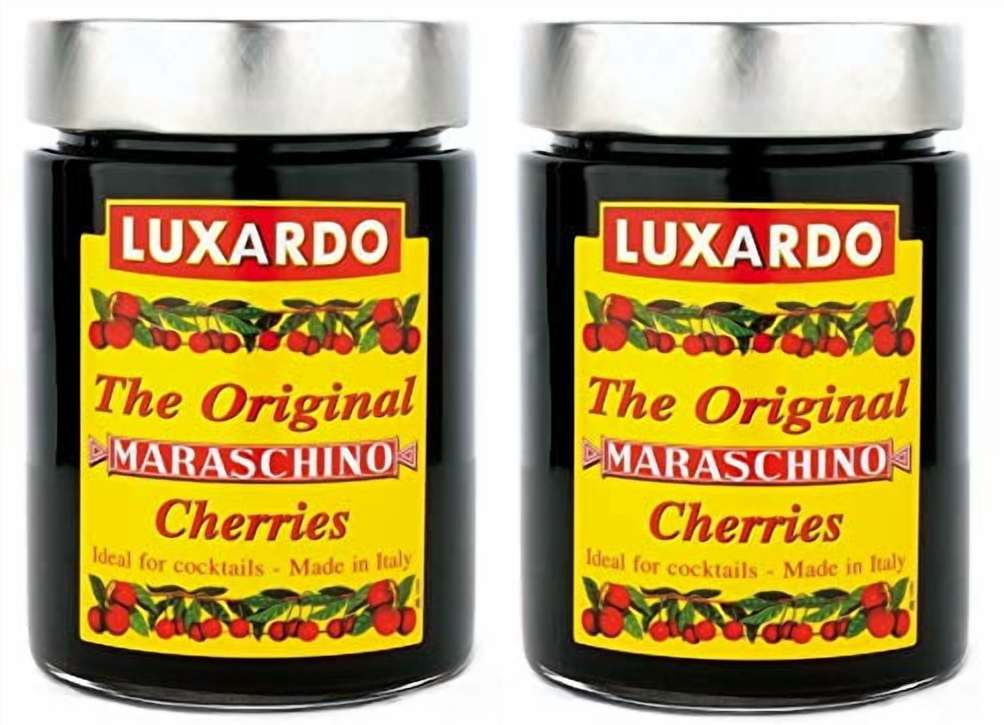 Luxardo Maraschino Cherries, 14.1 Ounce Jar (Pack of 2)