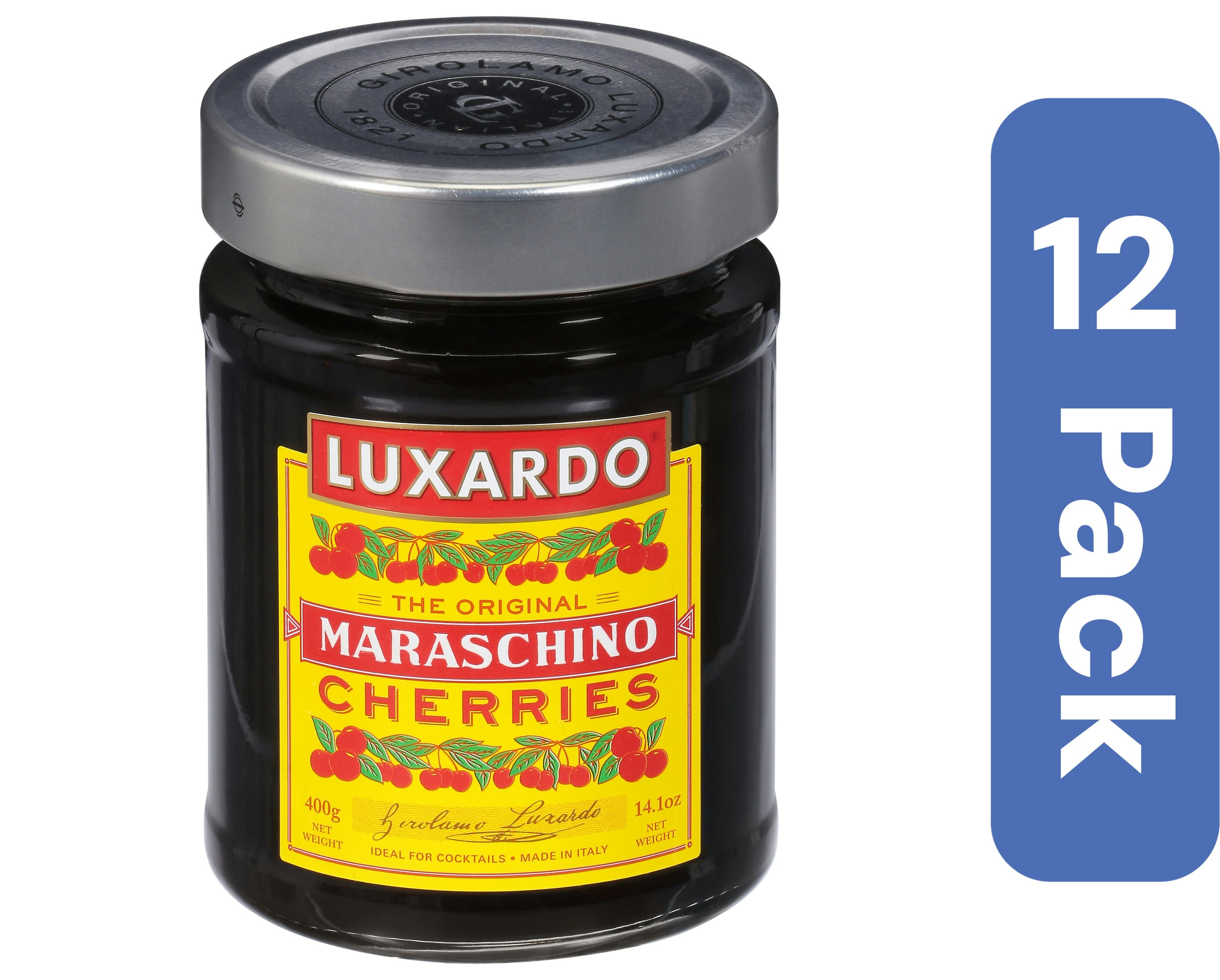 Luxardo Maraschino Cherries 14.1 oz (Pack Of 12)