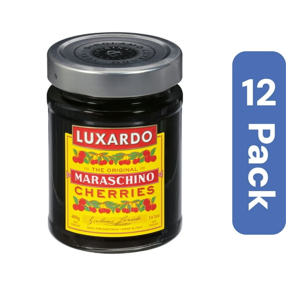 Luxardo Maraschino Cherries 14.1 oz (Pack Of 12)