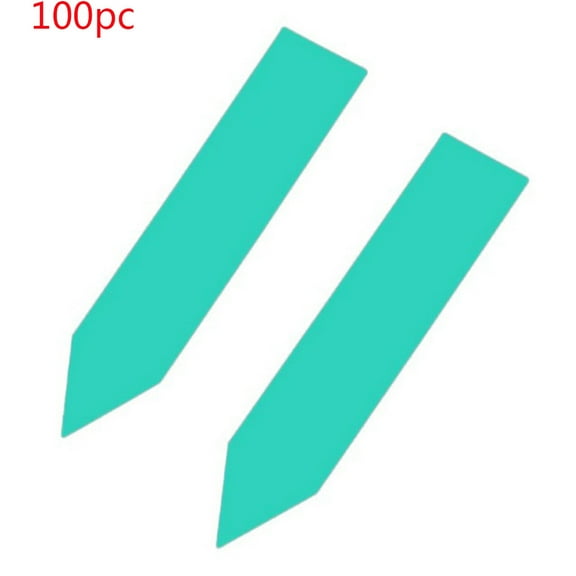 Luxcidy 100 Pcs Plant Labels Tags, Plastic Plant Seed Waterproof Labels Pot Marker Nursery Garden Stake Tags (Green)
