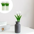 thumbnail image 1 of Luxcidy 10Pcs Artificial Tulips Flowers, Real Touch Fake Tulips, PU Tulips Flowers for Home Kitchen Wedding Party DIY Decorations (White), 1 of 7