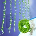 thumbnail image 1 of Luxcidy 10Pcs Green Leaves String Lights - 200LED Tiny Artificial Ivy Leaf Vine Battery Operated Fairy Decorative Warm White Light for Indoor Home Garden Wall Party Wedding Holiday Decor, 1 of 6