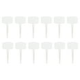 thumbnail image 1 of Luxcidy 12PCS 5In Durable Extra Thick T-Style Plastic Plant Labels Nursery Garden Labels Pot Plant Marker Garden Stake Tags, 1 of 2