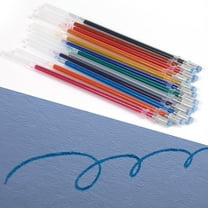 Luxcidy 12pcs Glitter Gel Pen Refills, olored Gel Pens Refills, Glitter Neon Gel Ink Pens Refills Replace Cartridges for Glitter Gel Pens Set, Color Coded for Easy Replacement