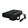 thumbnail image 1 of Luxcidy 150W Car Heater,24V Portable Car Heater that Plugs Into Cigarette Lighter Electric Car Heater Defroster Fans, 2 in 1 Heating & Cooling Fast Heating Defrost Defogger(Black), 1 of 2