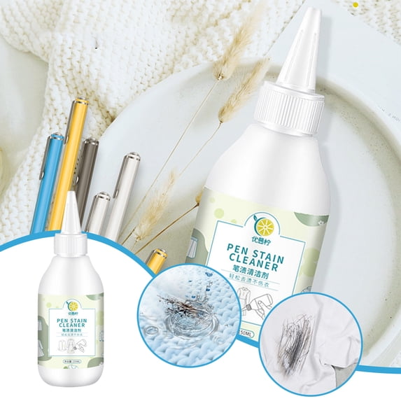 Luxcidy 150ml Clothes Stain Cleaner Pen - Effectively Removes Ballpoint Pen Ink from Fabrics