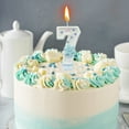 thumbnail image 1 of Luxcidy 2.95 Inch Ice and Snow Theme Birthday Number Candles,Birthday Candles 3D Design Cake Birthday Party Wedding Anniversary Celebration Supplies(7), 1 of 6