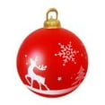 thumbnail image 1 of Luxcidy 24 In Inflatable Flocked Christmas Balls, Outdoor Yard Decor, 1 of 5