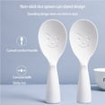 thumbnail image 1 of Luxcidy 2pcs Rice Spoon Paddle Standing, Rice Paddle Tool, Plastic Rice Paddle, Non-Stick Rice Spoon,Standing Rice Spatula with Smile Face, 1 of 7