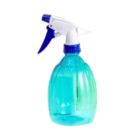 Luxcidy 500ml Plastic Sprayer Bottle Plant Flower Watering Pot Household Watering Cans for Gardening Irrigation Garden Plants Salon Hairdressing Barber Hair Water Mist Bottle (Blue)