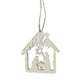 thumbnail image 1 of Luxcidy 5pcs 3 Inch Christmas Nativity Scene Ornaments, Nativity Scene Ornaments Religious Christmas Wooden Hanging, for Christmas Tree Gifts Home Decor, 1 of 6