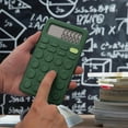 thumbnail image 1 of Luxcidy Calculator 8 Digit Palm Size, Mini Portable Handheld Calculator for Students, Basic Small Calculator for Middle Primary School Office Financial, Pocket Sized Desktop Computer (Green), 1 of 7
