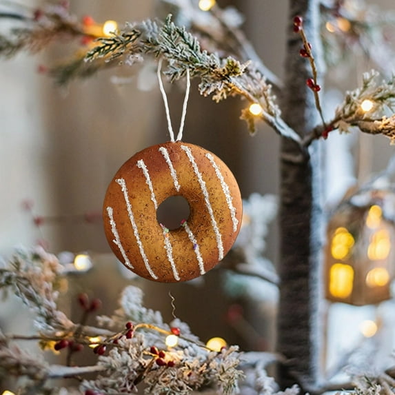 Luxcidy Christmas Ginger Decoration, Gingerbread Christmas Decorations, Glitter Xmas Ornaments Christmas Tree Decor for Indoor Outdoor Holiday Party Supplies