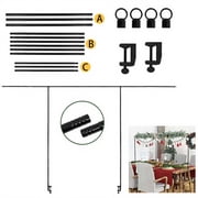 Luxcidy Desktop Arch Stand, Adjustable Wrought Iron Pole Display, Decorative Background Arch for Birthday Party, Wedding, Photo Booth, Event Decoration