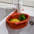 thumbnail image 1 of Luxcidy Drain Basket, Over the Sink Colander Strainer Basket Drain Basket, Drain Rack, Wash Vegetables and Fruits, Drain Cooked Pasta and Dry Dishes, Hangs on Faucet, Home Kitchen Essentials,1pc, 1 of 11