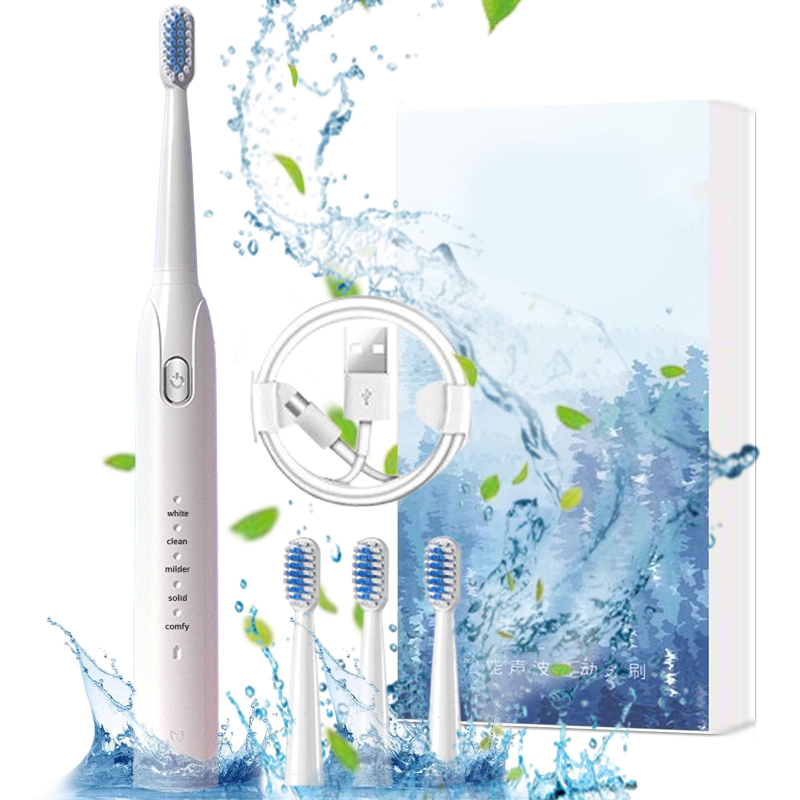 Luxcidy Electric Travel Toothbrushes, Tooth Brush for Kids Adults