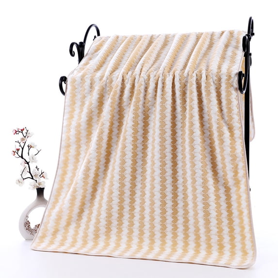 Luxcidy Heart Valentine's Day Hand Towels, Valentines Day Kitchen Towels, Wedding Anniversary Red Heart Absorbent Dish Cloth, for Drying, Cleaning, Cooking, Holiday 29.5x13.7 inch (Yellow)