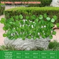 thumbnail image 1 of Luxcidy Lifelike Fake Greenery Foliage Artificial Ivy Fence, Artificial Hedges Fence for Balcony Patio Outdoor,Decorative Faux Ivy Fencing Panel (Big Crabapple Leaves), 1 of 2