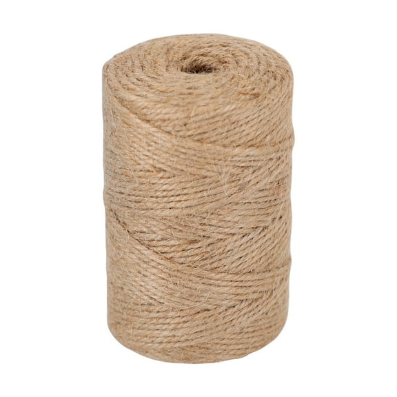 Luxcidy Natural Jute Twine String, 100m Best Arts Crafts Gift Wrapping Twine, Christmas Twine Durable Packing String