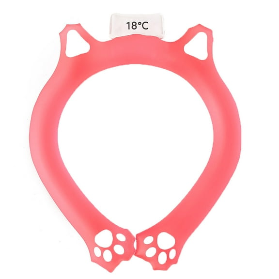 Luxcidy Neck Cooling Tube, Neck Cooler Ice Cold Ring, Reusable Ice Cooler Wearable Body Cooling Products, for Outdoor Indoor,Relief for Hot Flashes and Summer(Pink)