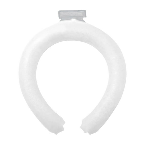 Luxcidy Neck Cooling Tube, Wearable Neck Cooling Ice Pack, Neck Cooler Ice Cold Ring, Wearable Body Cooling Tube for Heat and Hot Weather for Hot Weather(White)