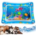 thumbnail image 1 of Luxcidy Pat Pad, Thickened Water Sensor Play Mat for Cats, Water Sensory Playmat with Fish for Pet Play, Water Sensor Mat for Kids, Water Sensory Pad Water Play, Feel Cool Comfort, 1pc, 1 of 4