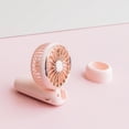 thumbnail image 1 of Luxcidy Rechargeable Handheld Usb Fan,Pink, With Strong Wind Mini Mute Portable Electric Fan, 1 of 3