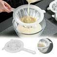 thumbnail image 1 of Luxcidy Soy Milk Filter Bag, Soybean Milk Filter Screen, Fine Mesh Strainer for Homemade Nut Milk, Baby Food Puree & Kitchen Juice Extraction, 1 of 7