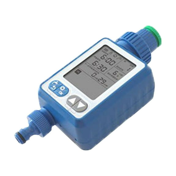 Luxcidy Sprinkler Timer, Resome Programmable Water Timer for Garden Hose with Rain Delay, Automatic Watering System, Hose Timer for Lawns Pool, Waterproof Digital Irrigation Timer System (Blue)