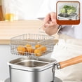 thumbnail image 1 of Luxcidy Stainless Steel Deep Fryer, Deep Fryer Pot Stainless Steel Frying Pan with Handle Portable Square Deep Frying Pan with Lid Multifunctional Deep Fryer for Frying Fish Chicken and Fries, 1 of 5