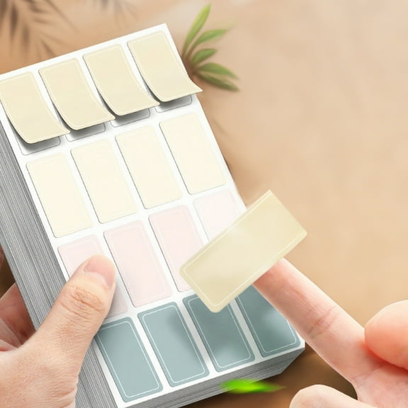 Luxcidy Sticky Index Tabs Book Page, 160Pcs Writable Colored Pages Markers, Writable and Repositionable File Tabs Flags Colored Page Markers Labels for Reading Notes, Books and Classify Files