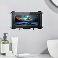 thumbnail image 1 of Luxcidy Waterproof Shower Phone Holder with 360° Rotation, Bathroom Waterproof Case Shower Holder, Anti Fog High Sensitivity Phone Case Mount Box for Bathroom Wall, Mirror, Bathtub, and Kitchen, 1 of 6