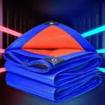 thumbnail image 1 of Luxcidy All Weather 100% Waterproof Heavy Duty Tarp, Tarps Heavy Duty Waterproof, UV Temperature Resistant Tarps, High Durability Multipurpose Cover, for Home Outdoor Patio Winter Leaf Camping, 1 of 6