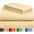 thumbnail image 1 of Luxclub Cooling 4 pc Microfiber Sheet Set, Butter Full- Soft, and Deep Pocketed Comfortable Bed Sheets, 1 of 6