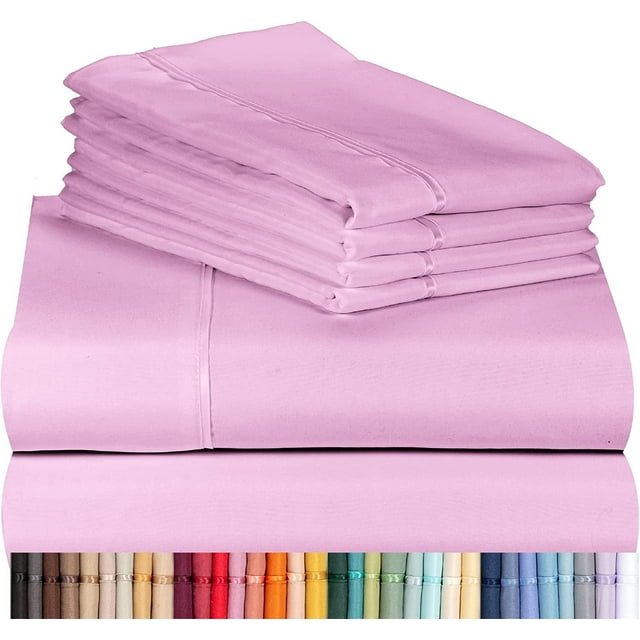 Queen 6Piece Cooling Sheets & Pillowcases, Microfiber, Light