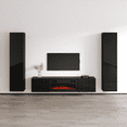 thumbnail image 1 of Luxe BL-EF Floating Fireplace Entertainment Center, 1 of 5