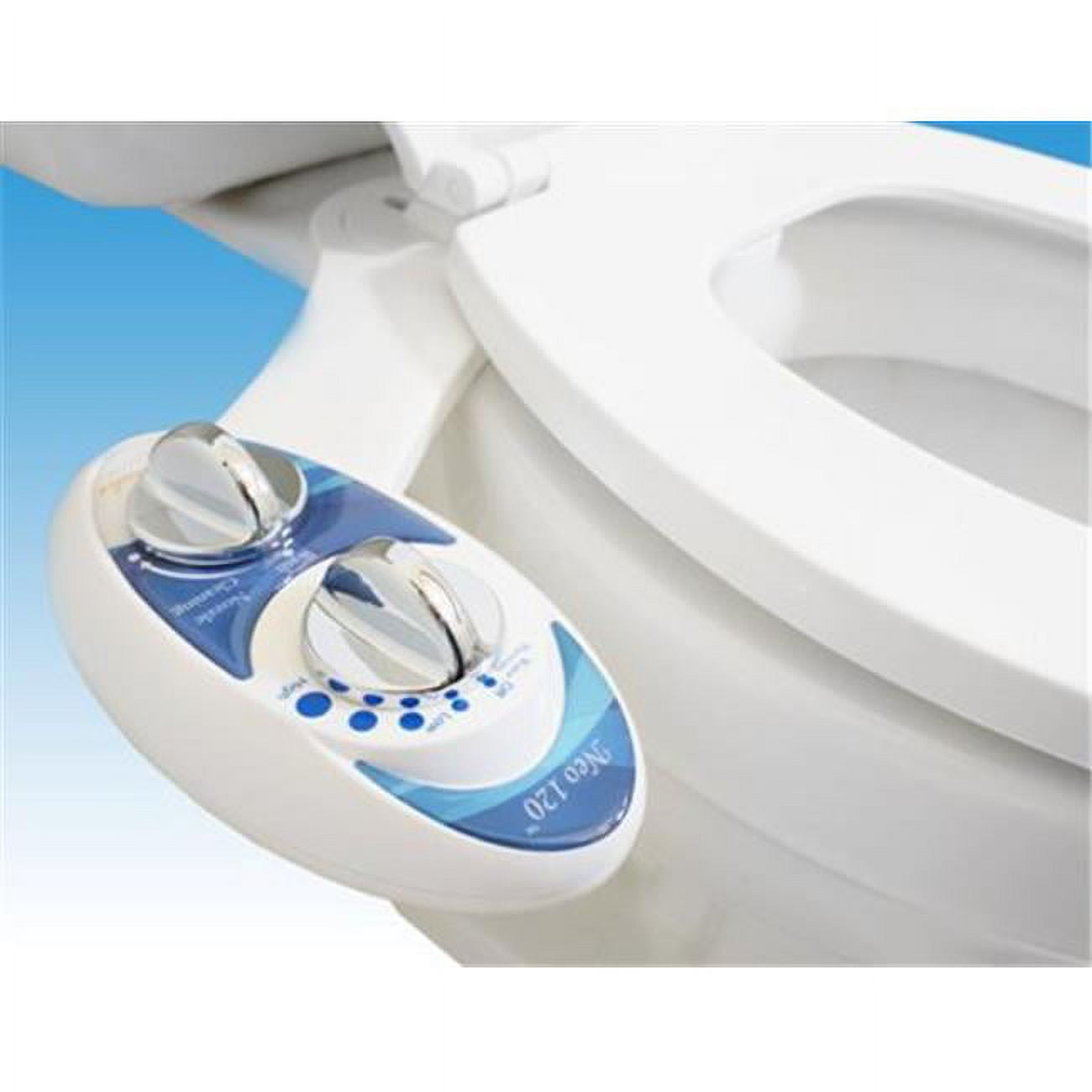 Luxe Bidet Neo 120 Fresh Water NonElectric Mechanical Bidet Attachment